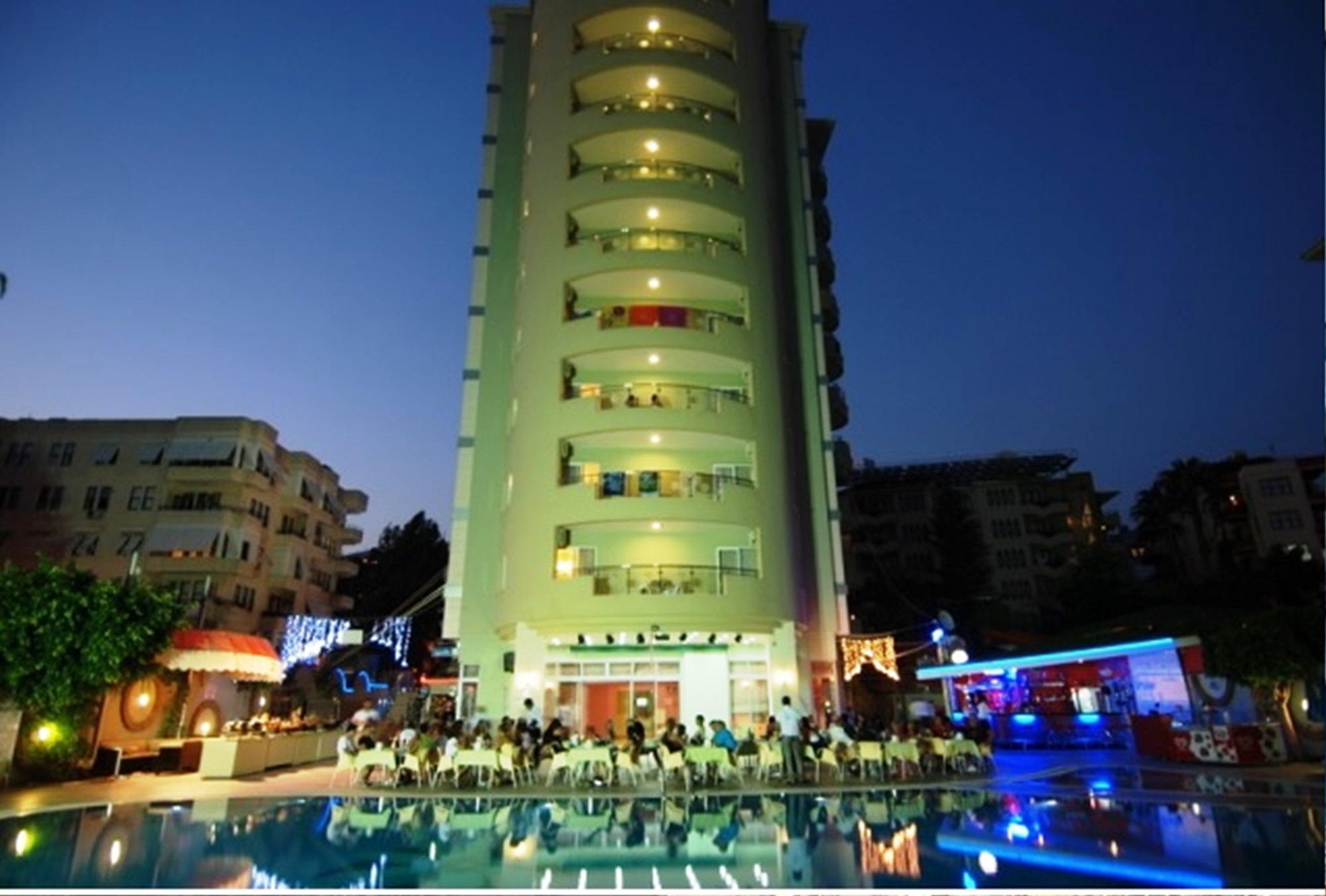 Okan Tower Apart Hotel Alanya Buitenkant foto