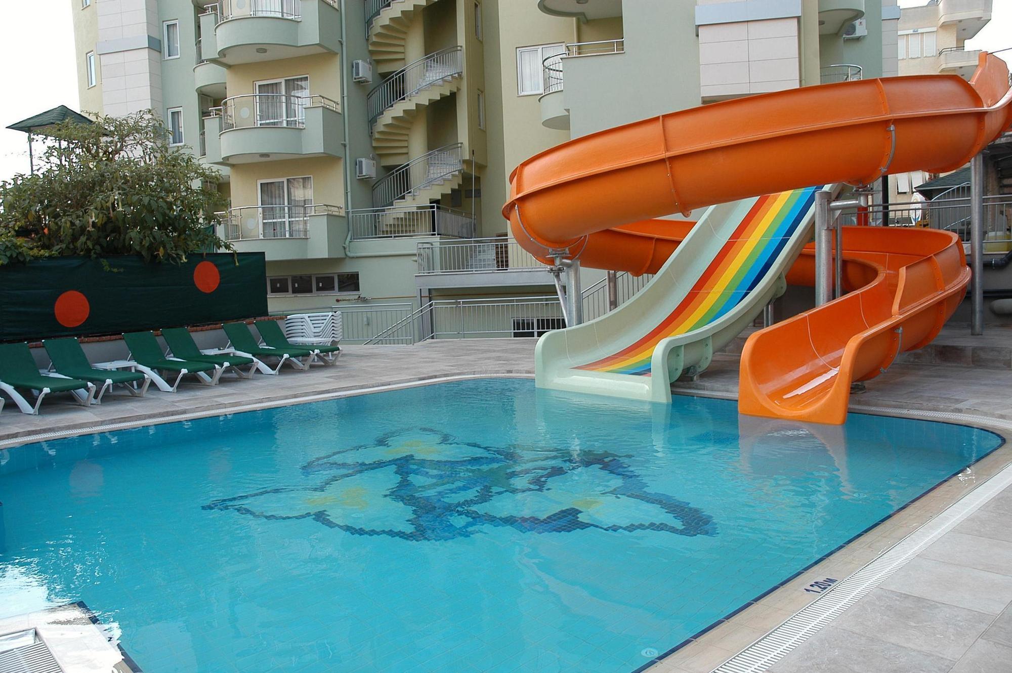 Okan Tower Apart Hotel Alanya Buitenkant foto