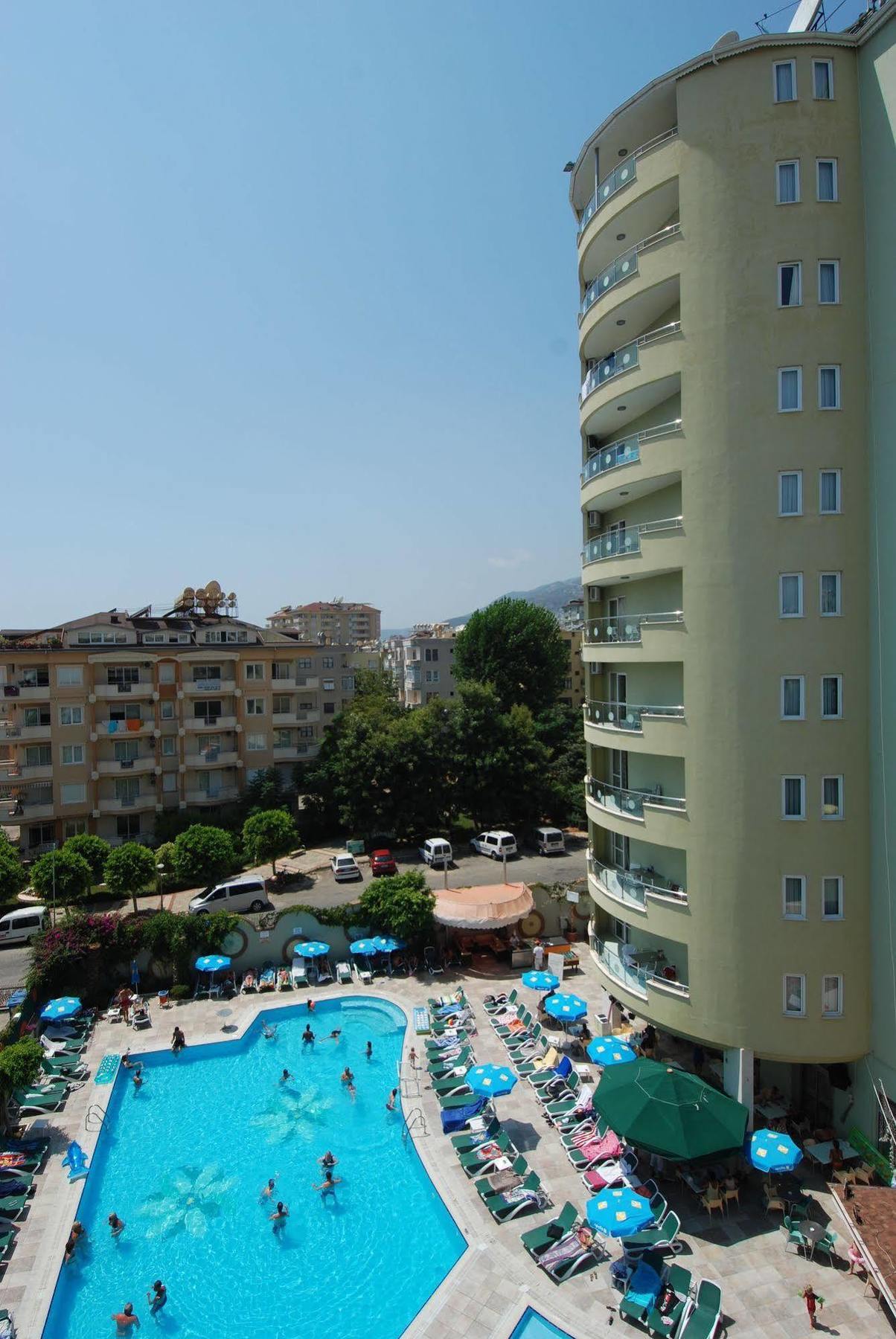 Okan Tower Apart Hotel Alanya Buitenkant foto