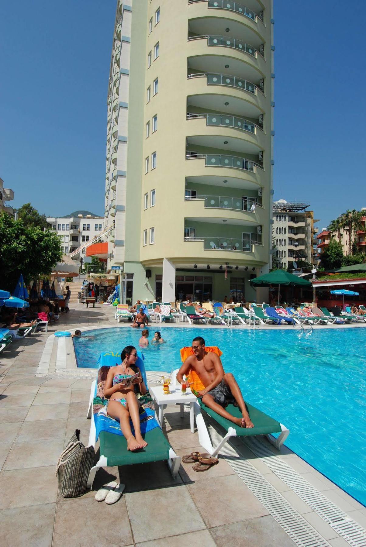 Okan Tower Apart Hotel Alanya Buitenkant foto